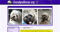 Desktop Screenshot of lhasaapsorescue.org